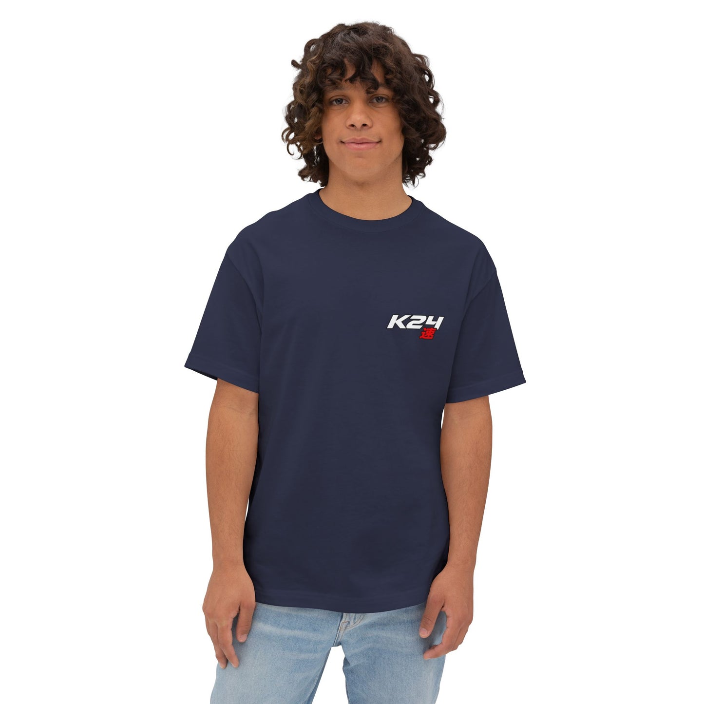 K24 Engine Unisex Two Sides Printed Boxy Tee