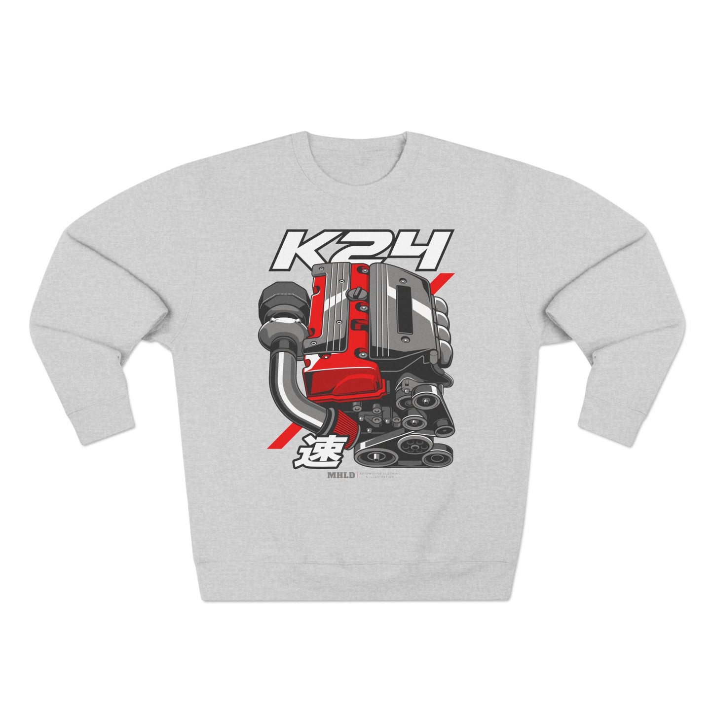 K24 Turbo Engine Crewneck Sweatshirt Unisex