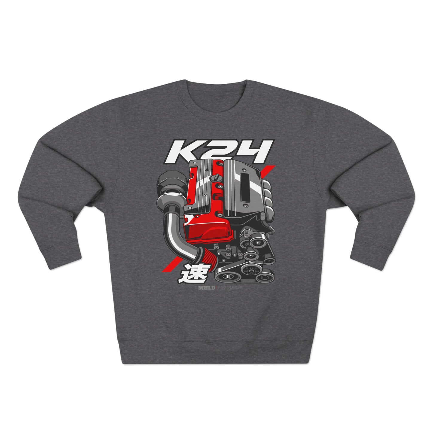 K24 Turbo Engine Crewneck Sweatshirt Unisex