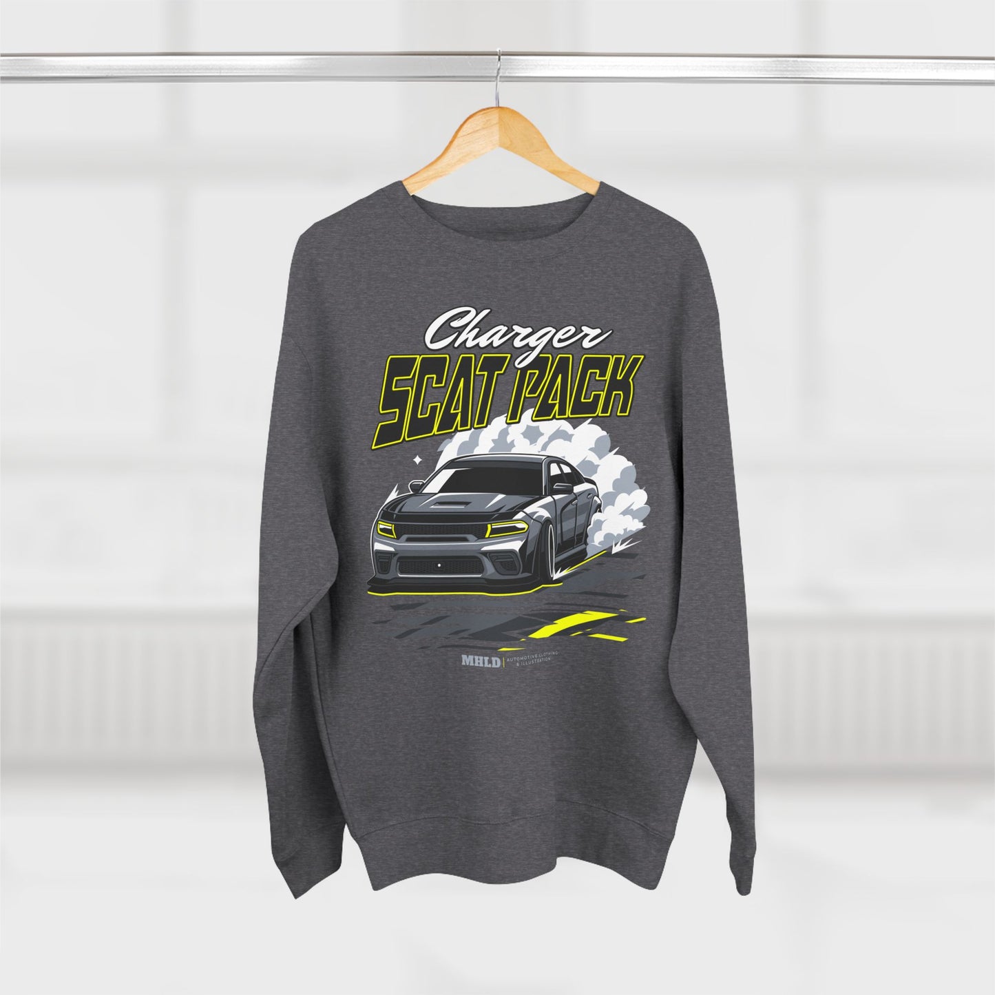 Dodge Charger Scat Pack Car Crewneck Sweatshirt