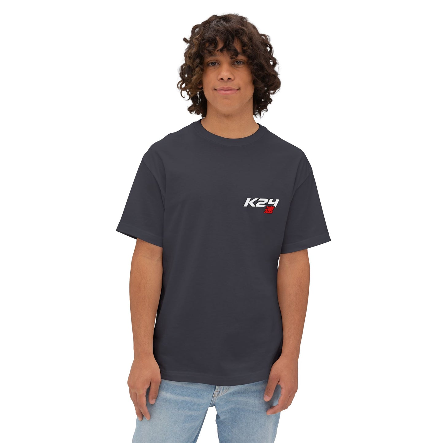 K24 Engine Unisex Two Sides Printed Boxy Tee