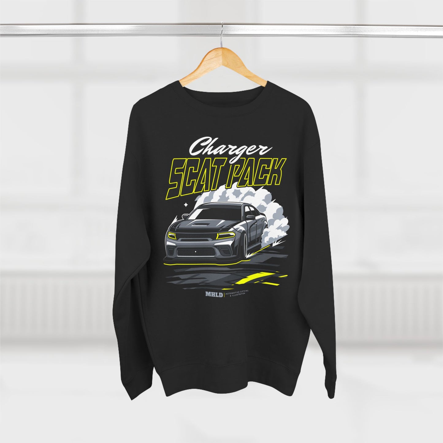 Dodge Charger Scat Pack Car Crewneck Sweatshirt