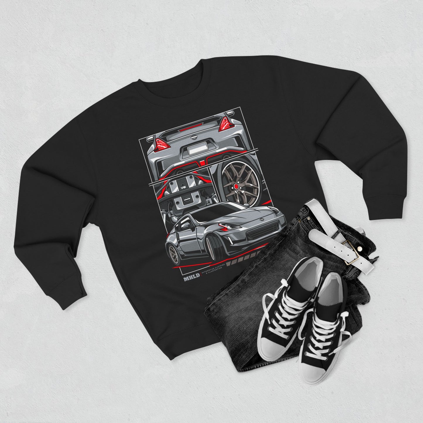 Nissan Fairlady 370Z Car Crewneck Sweatshirt