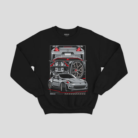 Nissan Fairlady 370Z Car Crewneck Sweatshirt