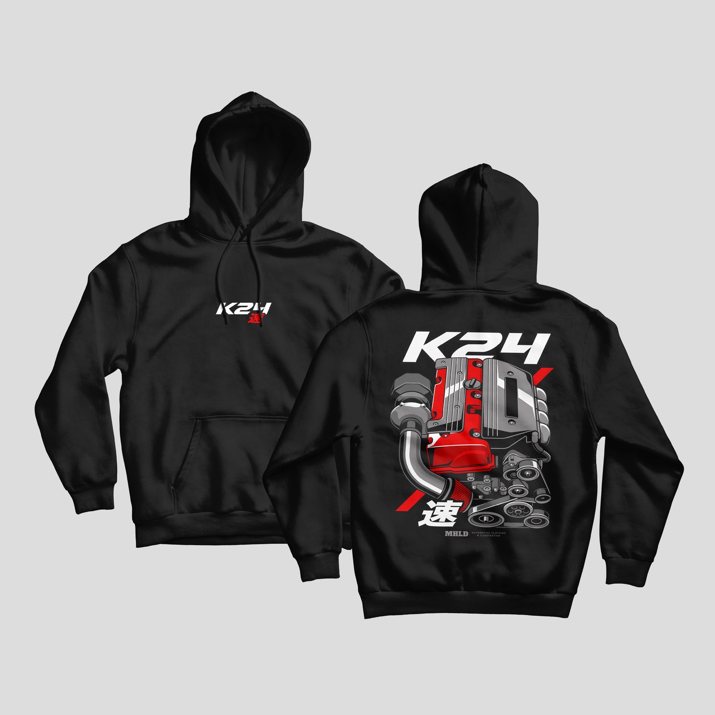 K24 Engine Unisex Fleece Hoodie