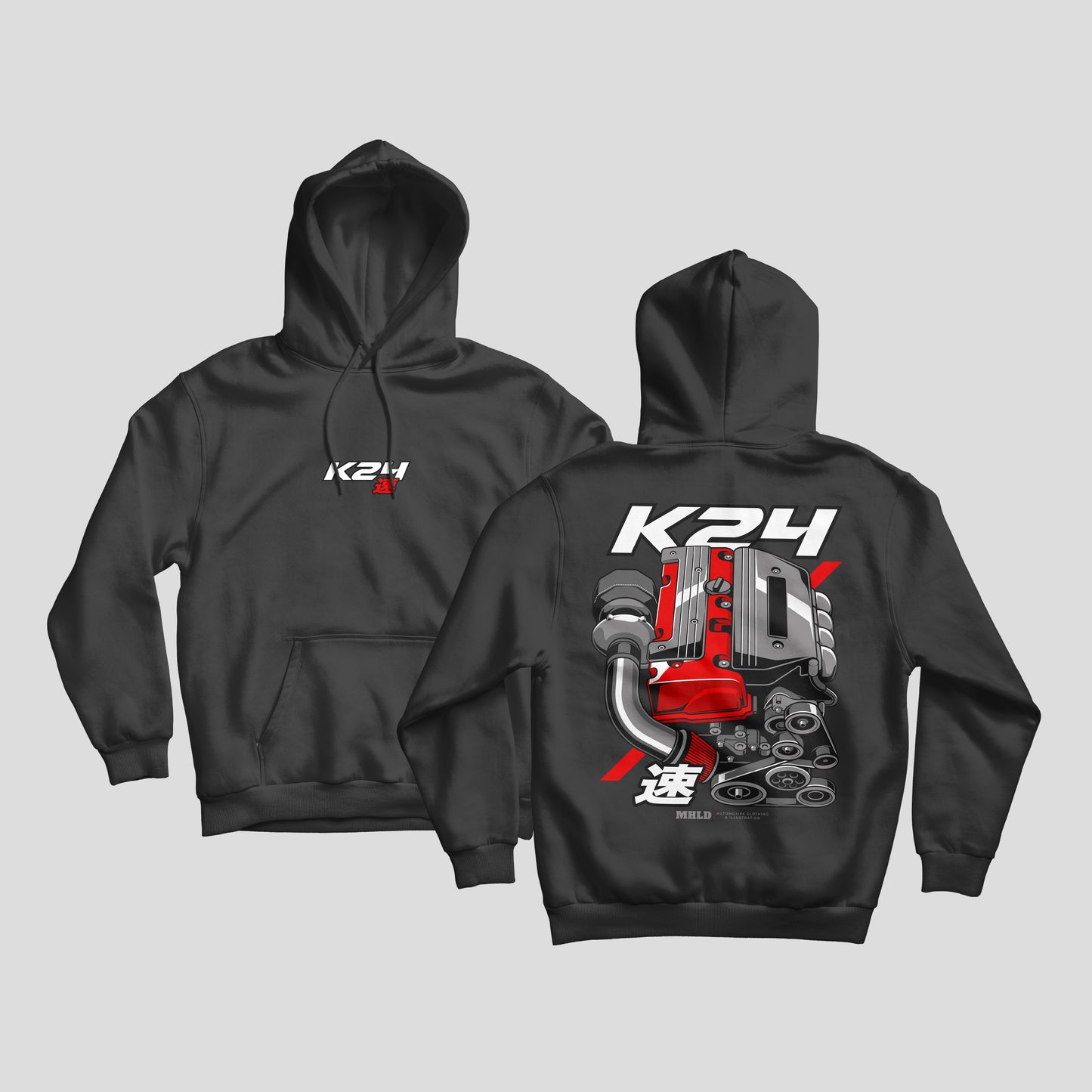 K24 Engine Unisex Fleece Hoodie
