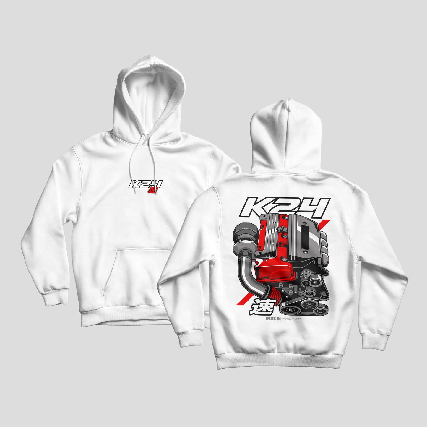 K24 Engine Unisex Fleece Hoodie