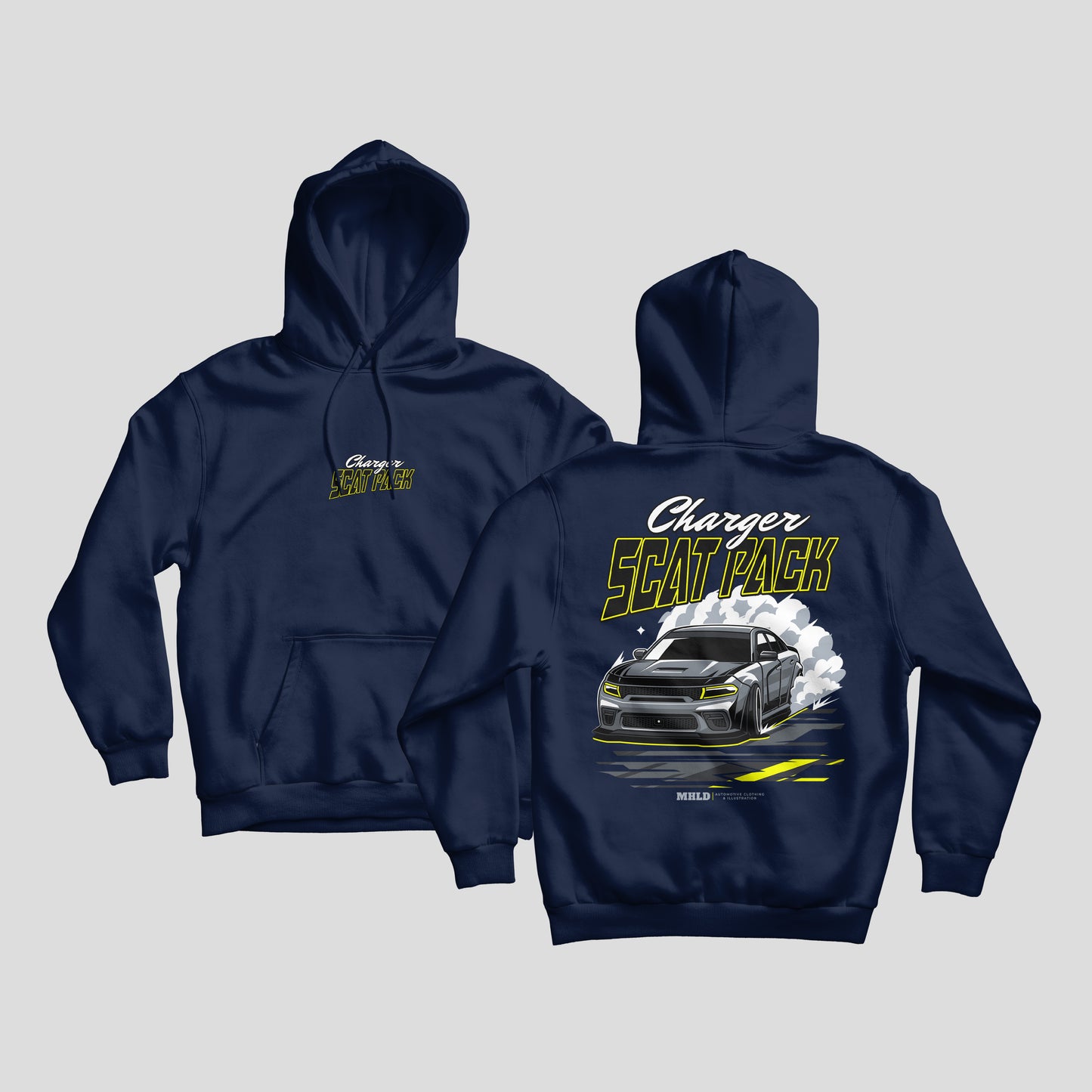 Dodge Charger Scat Pack Car Unisex Fleece Hoodie