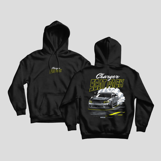 Dodge Charger Scat Pack Car Unisex Fleece Hoodie