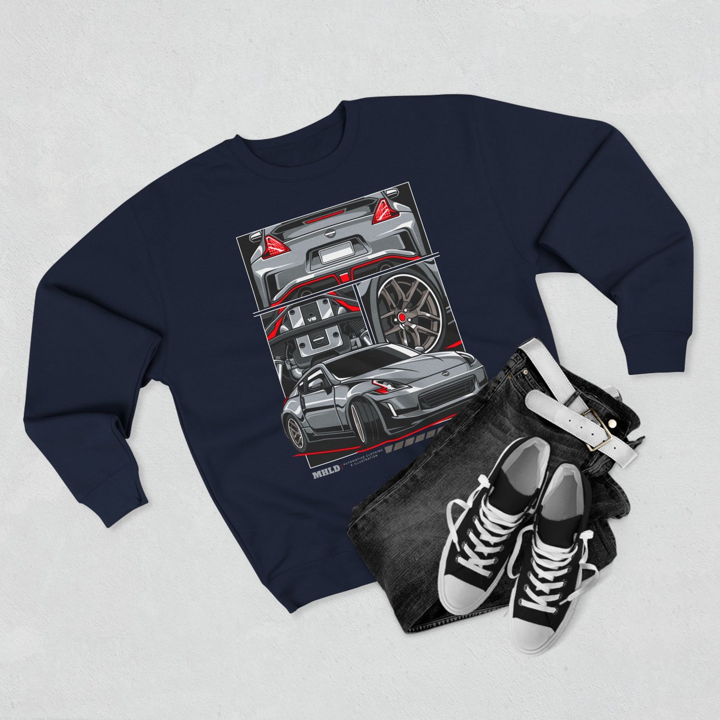 Nissan Fairlady 370Z Car Crewneck Sweatshirt