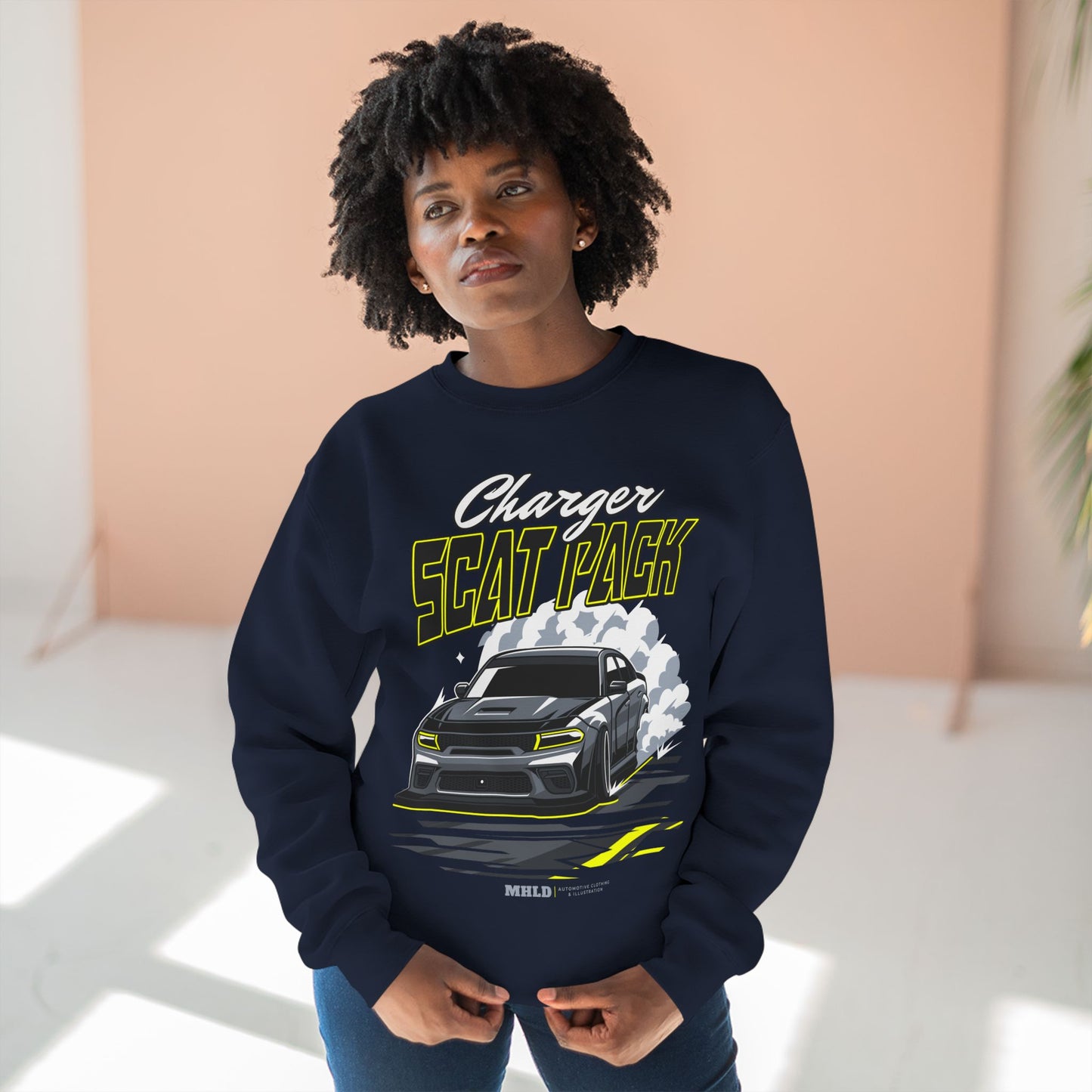 Dodge Charger Scat Pack Car Crewneck Sweatshirt