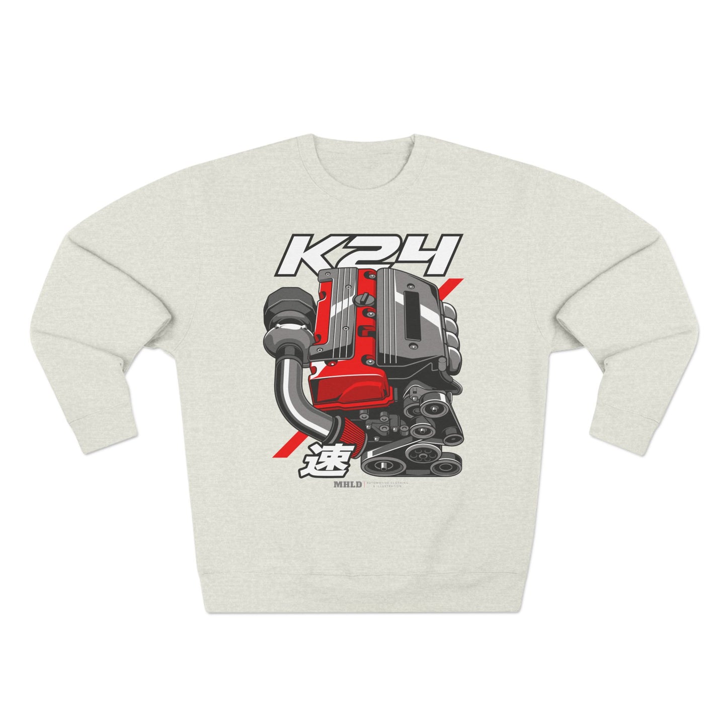 K24 Turbo Engine Crewneck Sweatshirt Unisex