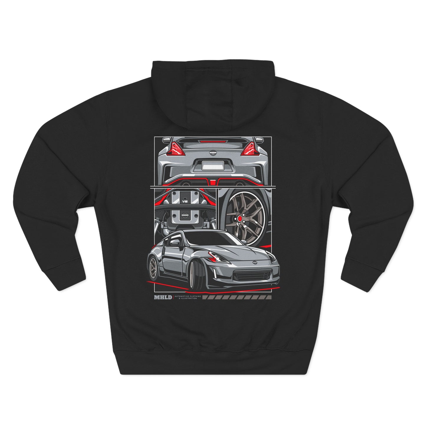 Nissan Fairlady 370Z Car Unisex Fleece Hoodie